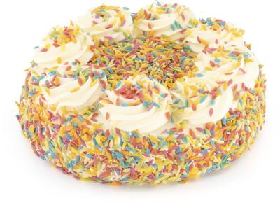 HEMA Slagroomtaart confetti 8 p.