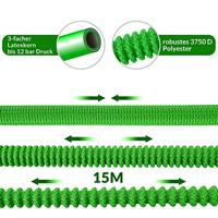 Tuinslang Groen 15m Flexibel - thumbnail