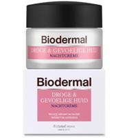 Biodermal Nachtcreme droge en gevoelige huid 50 Milliliter - thumbnail