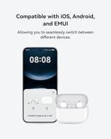 HUAWEI FreeBuds SE 4 ANC, draadloze oordopjes, 50 uur lange batterijduur, multi-mode Actice ruisonderdrukking voor woon-werkverkeer en kantoor, 4,3 g lichtgewicht oortelefoons, Bluetooth 5.4, helder - thumbnail