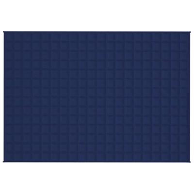 Verzwaringsdeken 140x200 cm 6 kg stof blauw