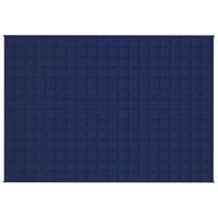 Verzwaringsdeken 140x200 cm 6 kg stof blauw - thumbnail
