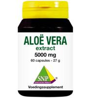SNP Aloe vera 5000mg puur 60 Vegetarische capsules - thumbnail