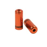 Elvedes kabelhoedje 5mm aluminium oranje (10st) - thumbnail