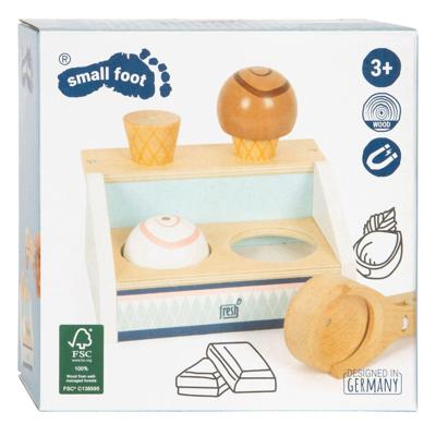 Small Foot houten compacte ijskraam fresh, 6dlg. Small Foot houten compacte ijskraam fresh, 6dlg.