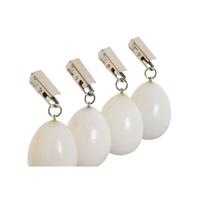 Tafelkleedclip Home ESPRIT Wit 3,5 x 3,5 x 5,5 cm - thumbnail