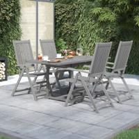 5-delige Tuinset massief acaciahout - thumbnail