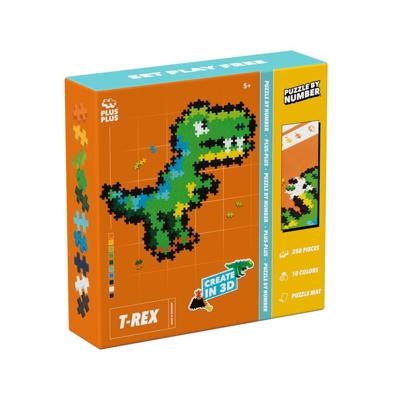 Plus-Plus puzzle by number t-rex: 250 stuks (4334)