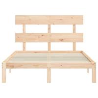 Bedframe zonder matras massief grenenhout 140x190 cm - thumbnail
