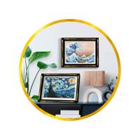 Creatieve vrijetijdsset - LANSAY - Sequins collectie - De sterrennacht - Van Gogh - Vanaf 14 jaar - thumbnail