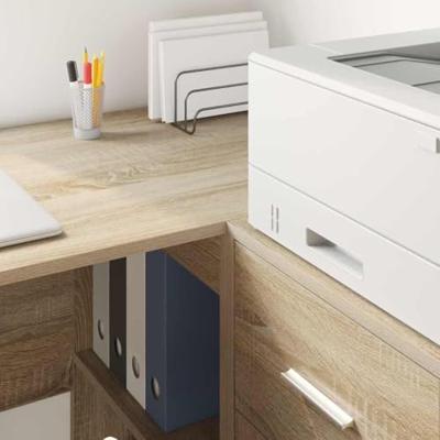 Bureau met plank Sonoma eiken 102 x 50 x 75 cm Bewerkt hout