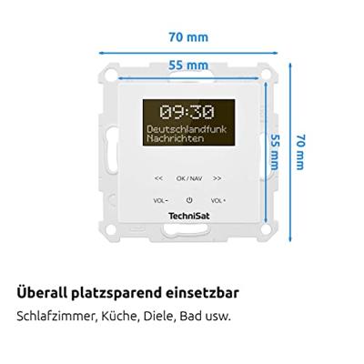 TechniSat Digitradio UP 55 DAB radio Wit - thumbnail