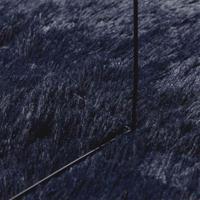 Hoogpolig vloerkleed NAVARRA 240x340 cm polyester marineblauw - thumbnail