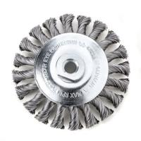 Lessmann Staaldraadborstel | schroefdraad d. 100 mm draaddikte 0,5 mm | staal 12 mm | 15.000 omw/min | 1 stuk - 471257 471257 - thumbnail