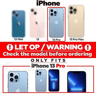 Høyde - iPhone 13 Pro - Telefoonhoes met koord - Geel