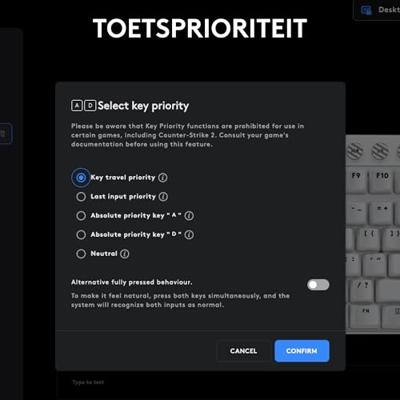 Logitech G Pro X TKL Rapid toetsenbord Zwart - Analog Magnetic
