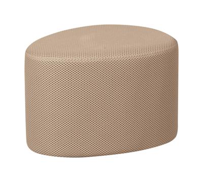 WOOOD Poef 'Puuk' Mesh, kleur Naturel