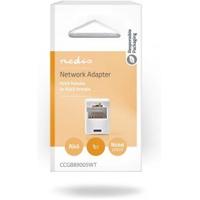 Nedis CCGB89005WT Netwerkkoppeling Cat5 Onafgeschermd Rj45 Female Rj45 Female Recht Abs Doos - thumbnail