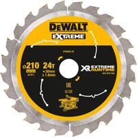 DeWALT Cirkelzaagblad voor Hout | Extreme Runtime | Ø 210mm Asgat 30mm 24T - DT99565-QZ - thumbnail