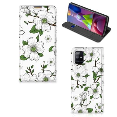 Samsung Galaxy M51 Smart Cover Dogwood Flowers Samsung Galaxy M51 Smart Cover Dogwood Flowers