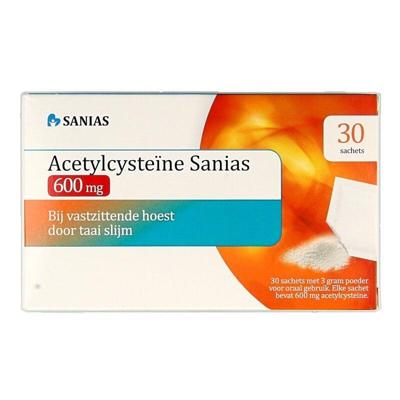 Acetylcysteine 600mg sachets 3 gram 30 Sachets