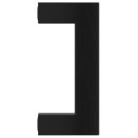 Handvatten 20 st 64 mm roestvrij staal zwart - thumbnail