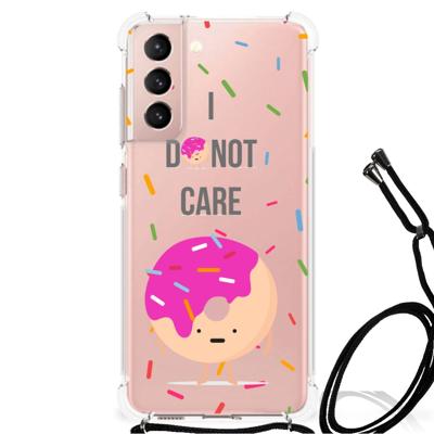 Samsung Galaxy S21 FE Beschermhoes Donut Roze Samsung Galaxy S21 FE Beschermhoes Donut Roze