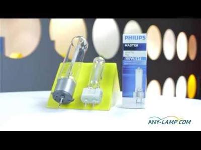 Philips Lighting SDW-TG Hogedruk-natriumdamplamp GX12-1 50 W Energielabel: G (A - G) Goud Staaf 1 stuk(s)