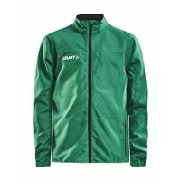 Craft 1907381 Rush Wind Jacket JR - Team Green - 134/140 - thumbnail