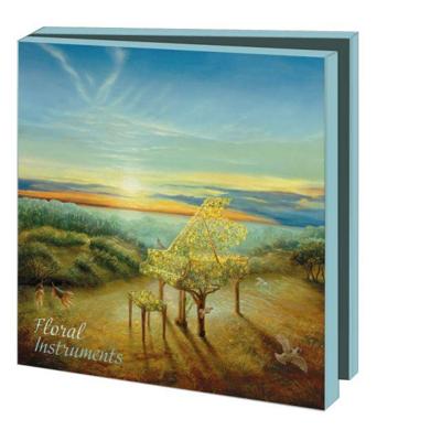 Kaartenmapje Floral instruments, Timothy Martin 10 Stuks Kaartenmapje Floral instruments, Timothy Martin 10 Stuks