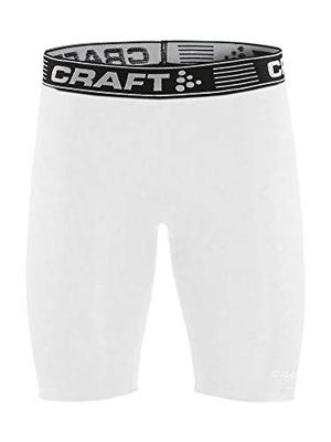Craft 1906858 Pro Control Compression Short Tights Unisex - White - XS