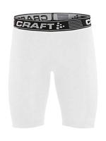 Craft 1906858 Pro Control Compression Short Tights Unisex - White - XS - thumbnail