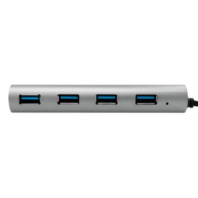 LogiLink UA0307 interface hub USB 3.2 Gen 1 (3.1 Gen 1) Type-A 5000 Mbit/s Aluminium
