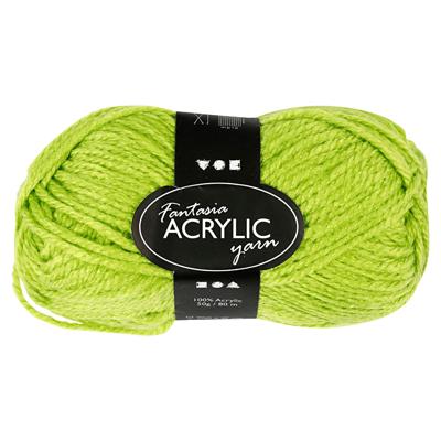 Creativ Company Acrylgaren, lichtgroen, 50gr, 80m