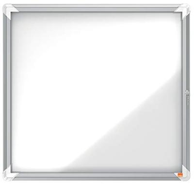 Nobo Premium Plus binnenvitrine, draaideur met slot, magnetisch, 6 x A4 - thumbnail