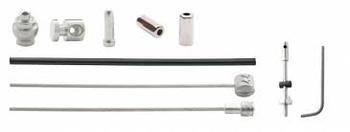 Elvedes Kabelset trommelrem 1.70m/2.35m rvs zwart