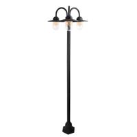 Dolce Retro 3 Lichts lantaarn Zwart - thumbnail