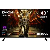 Dyon Ultimax 43F-TI LED-TV 108 cm 43 inch Energielabel E (A - G) DVB-T2, DVB-C, DVB-S2, Full HD, Smart TV, WiFi, CI+* Zwart - thumbnail