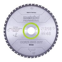 Metabo Accessoires Cirkelzaagblad | "Cordless Cut Prof" | 216x30mm | Z28 WZ 5° neg - 628444000 - thumbnail