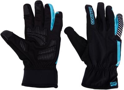 CONTEC winterhandschoen "dense waterproof" ct win.hand. dense gr. s, black/blue