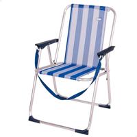 Strandstoel Aktive Wit Marineblauw 44 x 45 x 76 cm Zeeman - thumbnail