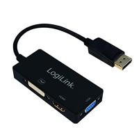 LogiLink CV0109 DisplayPort to DVI/HDMI/VGA adapter - thumbnail