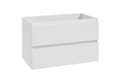 Onderkast Wiesbaden Alvara 80x46 cm 2 Laden 1 Uitsparing Mat Wit