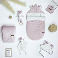 Aankleedkussen + hoes met 1 waterdichte spons - DOMIVA - LILA - thumbnail