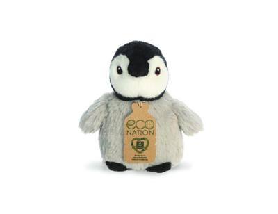 Eco Nation Pluchen knuffel - mini - pinguïn - 13 cm Eco Nation Pluchen knuffel - mini - pinguïn - 13 cm