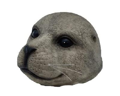 Drijvende zeehond grijs 16x13x7cm Drijvende zeehond grijs 16x13x7cm