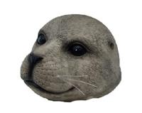 Drijvende zeehond grijs 16x13x7cm - thumbnail