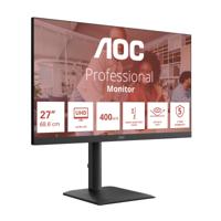 AOC E4 U27E4CV computer monitor 68,6 cm (27") 3840 x 2160 Pixels 4K Ultra HD LED Zwart - thumbnail