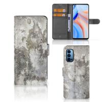 OPPO Reno 4 Pro 5G | Bookcase | Beton Print - thumbnail
