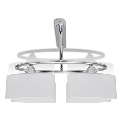 VidaXL Plafondlamp met ellips glazen kapjes (4 x e14) VidaXL Plafondlamp met ellips glazen kapjes (4 x e14)